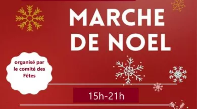 Affiche Marché de Noel 2024 (1) - ©Comité des fêtes St-Poix