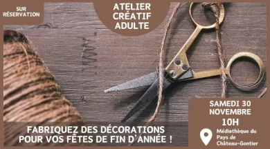 atelier créatif adulte - ©PCG