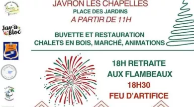 marché de noël JAVRON LES CHAPELLES - mairie