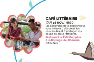 café littéraire - ©Pays Meslay-Grez